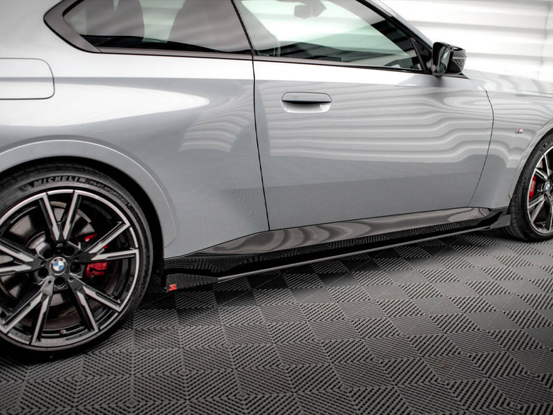 Maxton Design Street PRO Side Skirts Diffusers + Flaps BMW 2 Coupe M-Pack / M240i G42