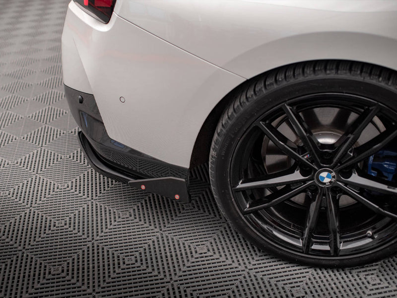 Maxton Design Rear Side Splitters V.2 + Flaps BMW 2 Coupe M-Pack G42