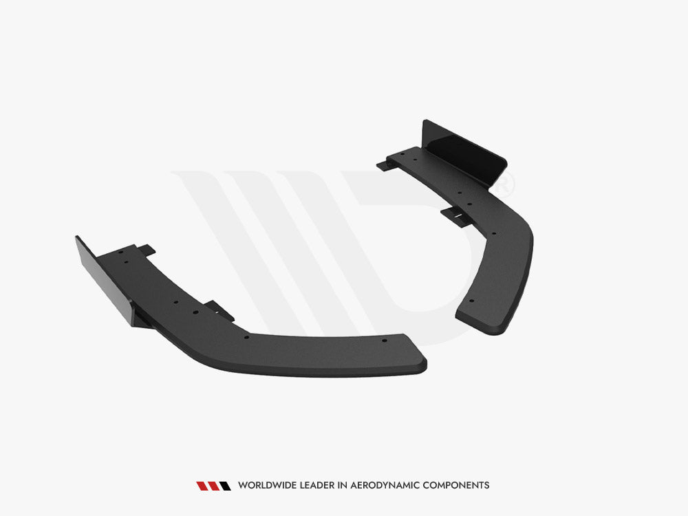 Maxton Design Street Pro Rear Side Splitters + Flaps BMW 2 Coupe M-Pack G42