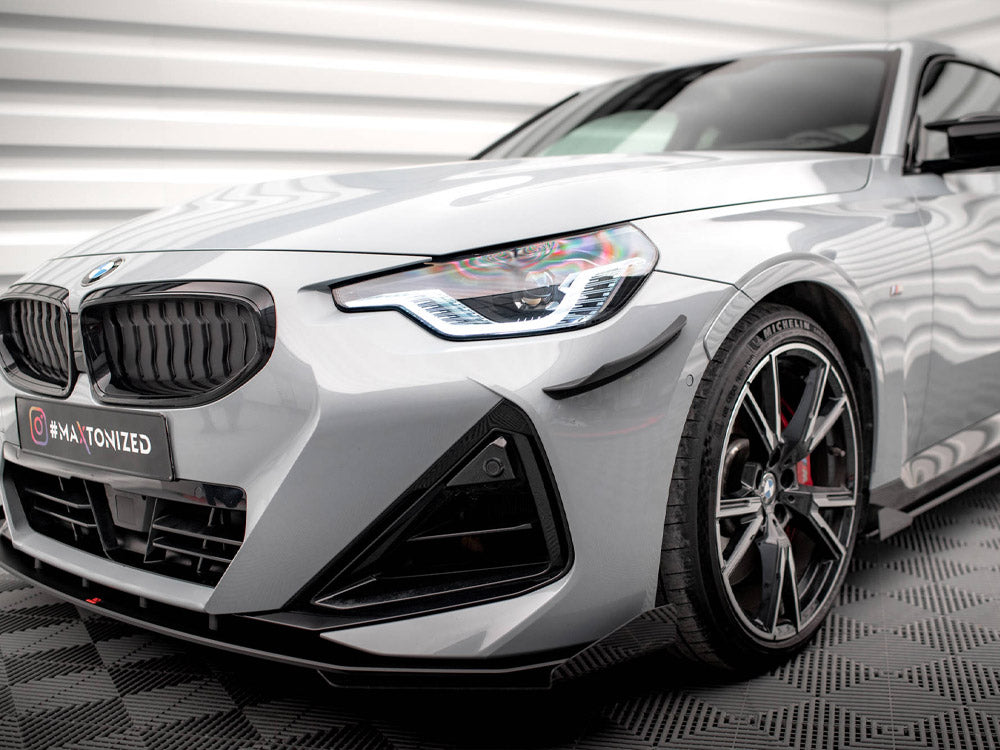 Maxton Design Front Bumper Wings (Canards) BMW 2 Coupe M-Pack / M240i G42
