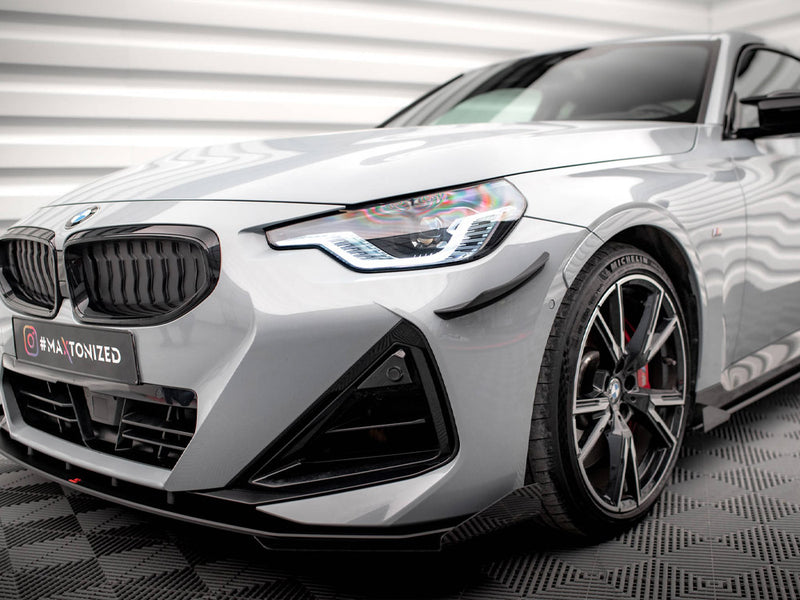 Maxton Design Front Bumper Wings (Canards) BMW 2 Coupe M-Pack / M240i G42