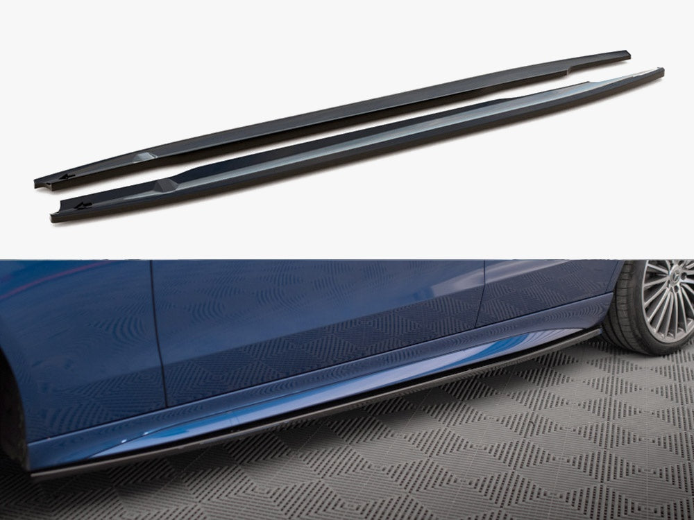 Maxton Design Side Skirts Diffusers Mercedes-Benz C AMG-Line / 43 AMG W206
