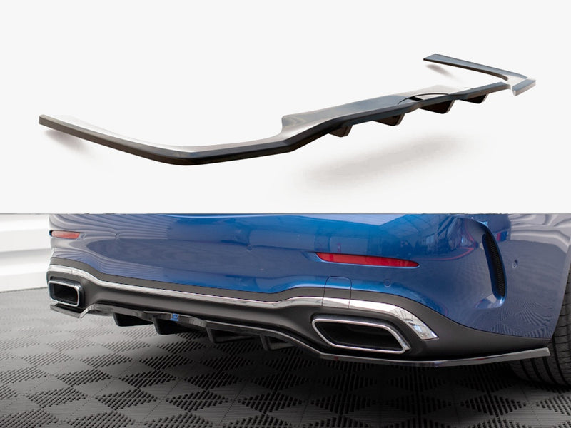 Maxton Design Rear Splitter (Vertical Bars) Mercedes C AMG-Line W206