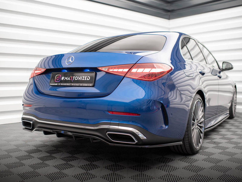 Maxton Design Rear Splitter (Vertical Bars) Mercedes C AMG-Line W206