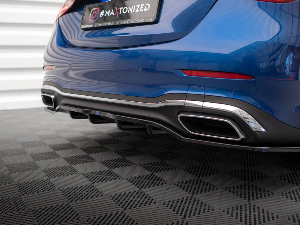 Maxton Design Rear Splitter (Vertical Bars) Mercedes C AMG-Line W206