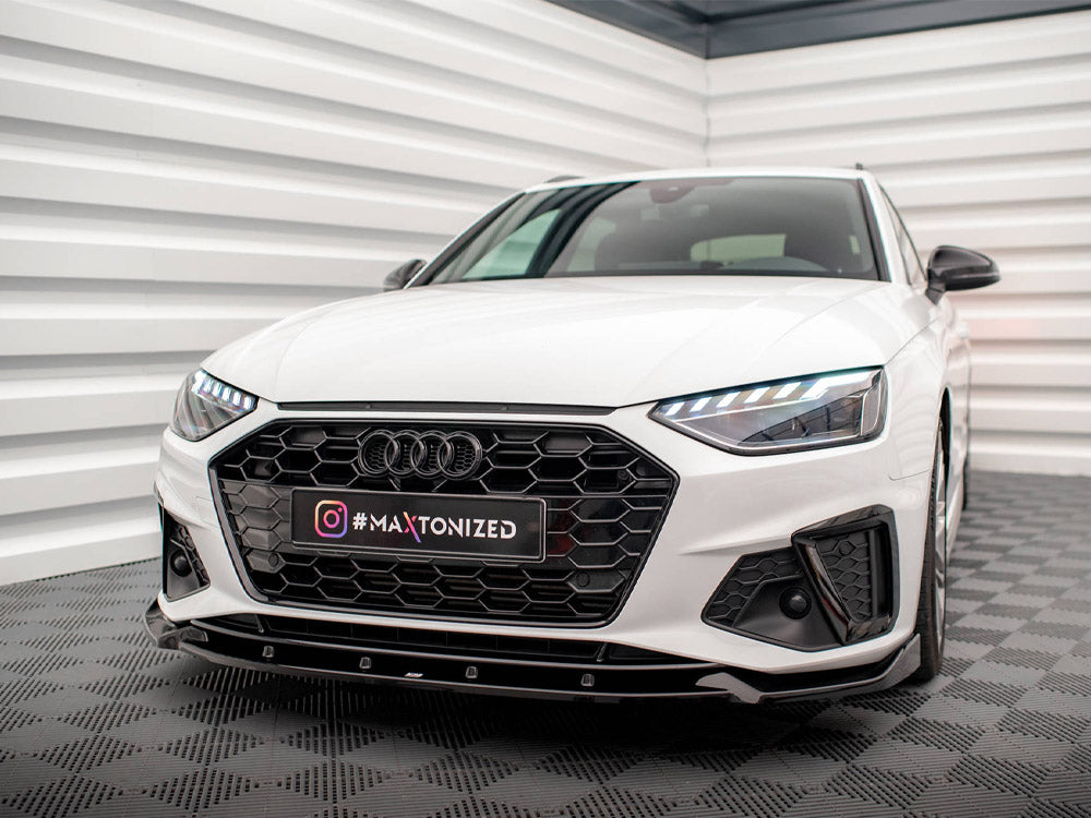 Maxton Design Front Splitter V.1 Audi A4 S-Line / S4 B9 Facelift