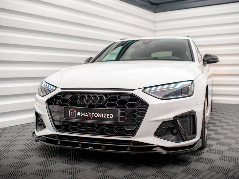 Maxton Design Front Splitter V.1 Audi A4 S-Line / S4 B9 Facelift