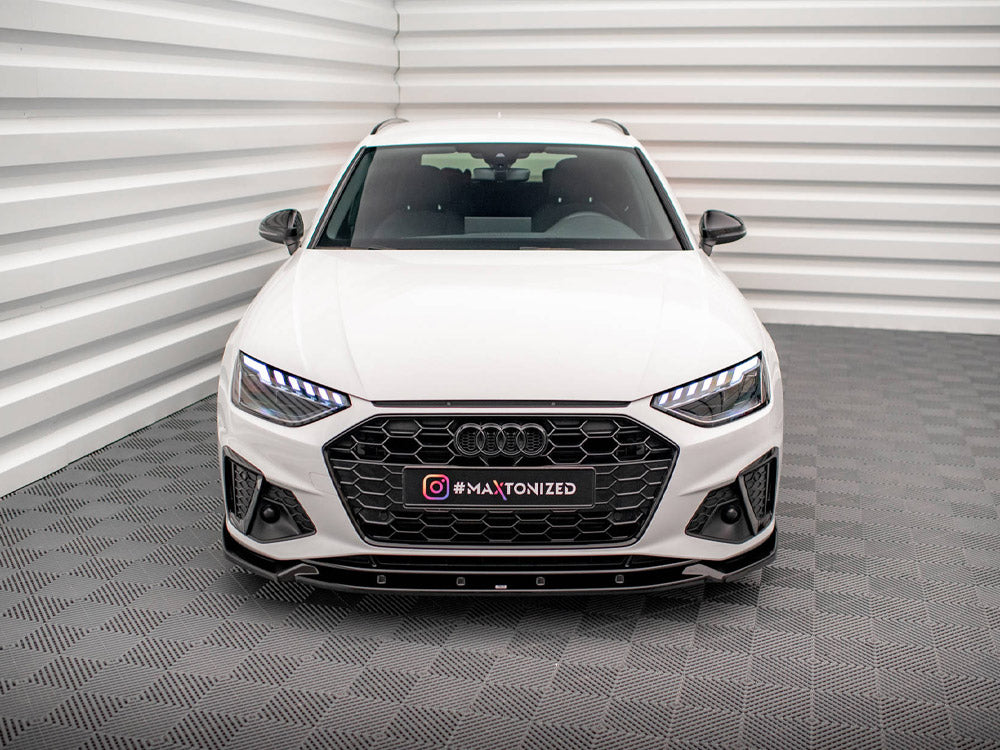Maxton Design Front Splitter V.1 Audi A4 S-Line / S4 B9 Facelift