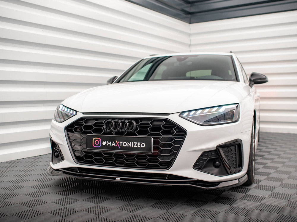 Maxton Design Front Splitter V.2 Audi A4 S-Line / S4 B9 Facelift