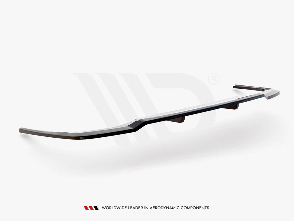 Maxton Design Central Rear Splitter (Vertical Bars) Audi A4 S-Line B9 Facelift