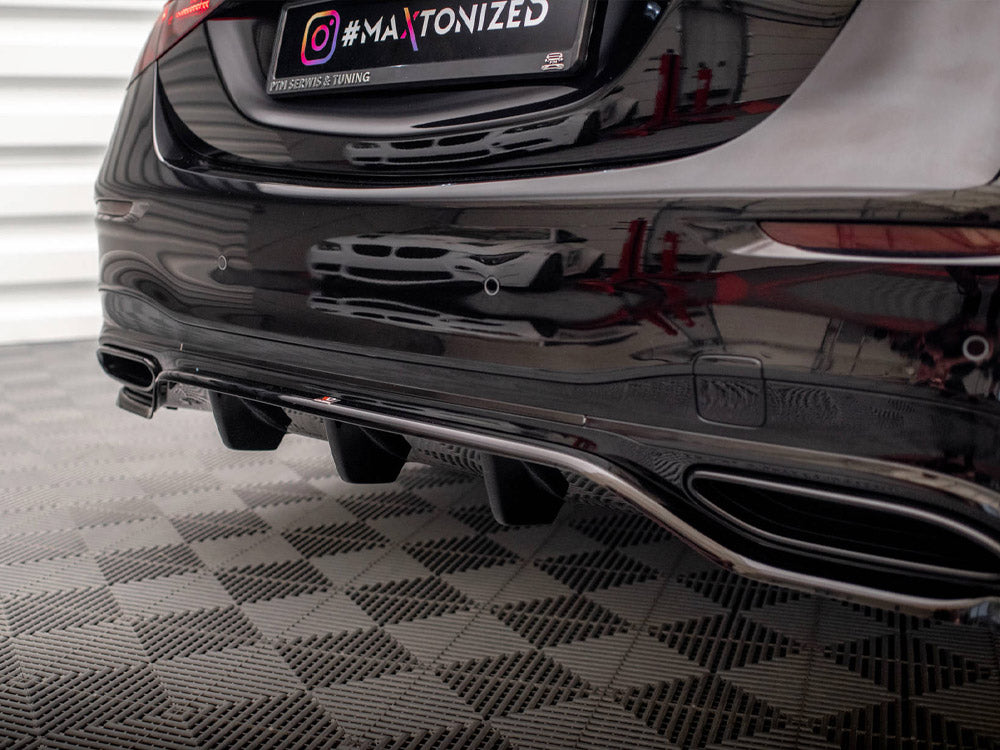 Maxton Design Rear Splitter (Vertical Bars) Mercedes S AMG-Line W223