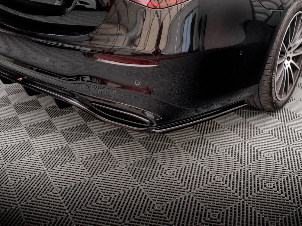 Maxton Design Rear Splitter (Vertical Bars) Mercedes S AMG-Line W223