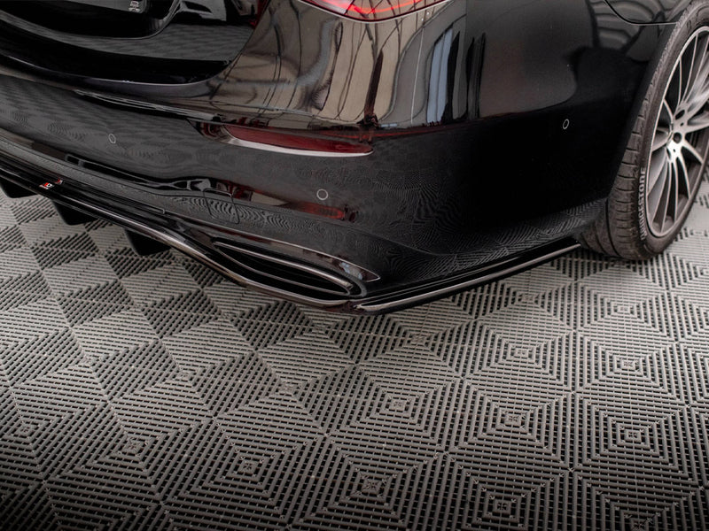 Maxton Design Rear Splitter (Vertical Bars) Mercedes S AMG-Line W223