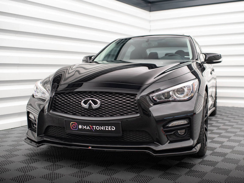 Maxton Design Front Splitter V.1 Infiniti Q50 S Mk1