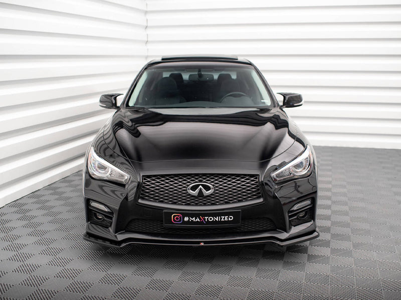 Maxton Design Front Splitter V.1 Infiniti Q50 S Mk1