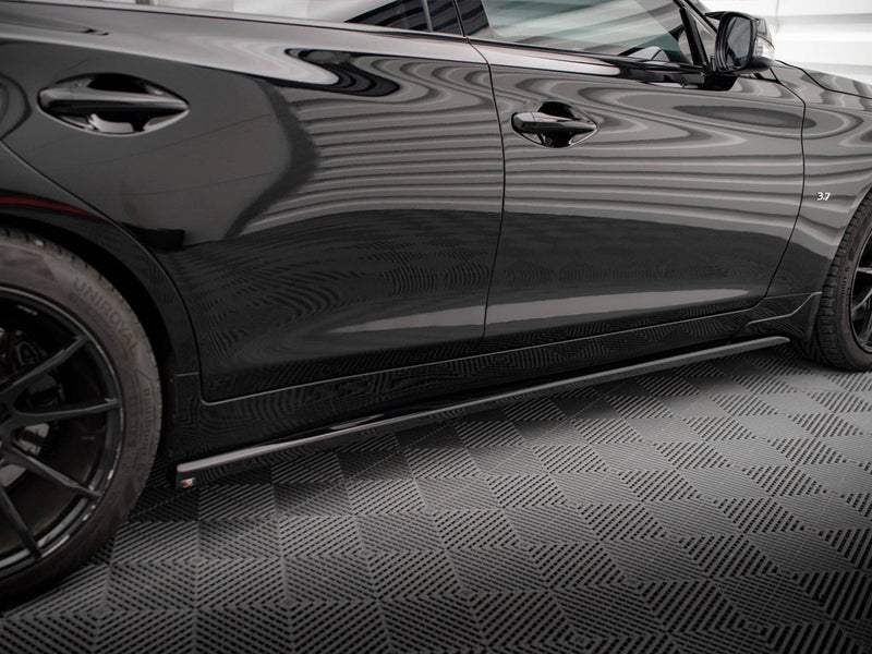 Maxton Design Side Skirts Diffusers Infiniti Q50 S Mk1
