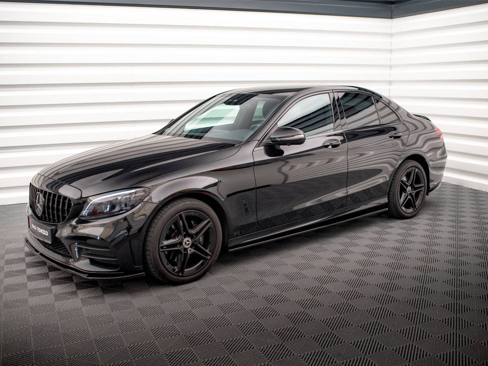 Maxton Design Side Skirts Diffusers Mercedes-Benz C43 / C AMG-Line Sedan / Estate W205 / S205 Facelift