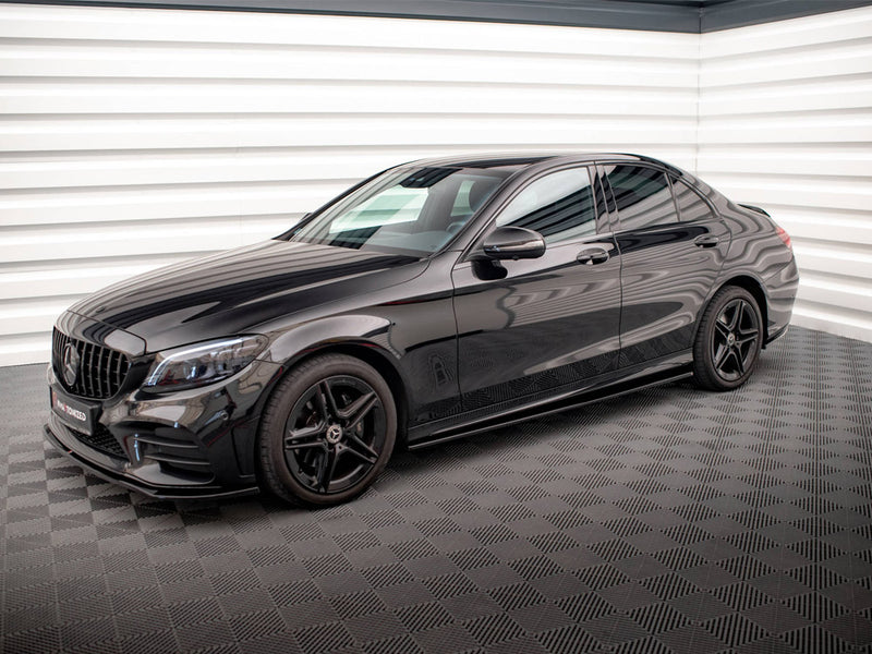 Maxton Design Side Skirts Diffusers Mercedes-Benz C43 / C AMG-Line Sedan / Estate W205 / S205 Facelift