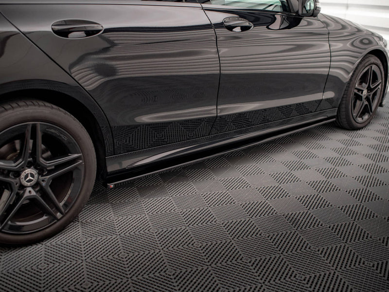 Maxton Design Side Skirts Diffusers Mercedes-Benz C43 / C AMG-Line Sedan / Estate W205 / S205 Facelift