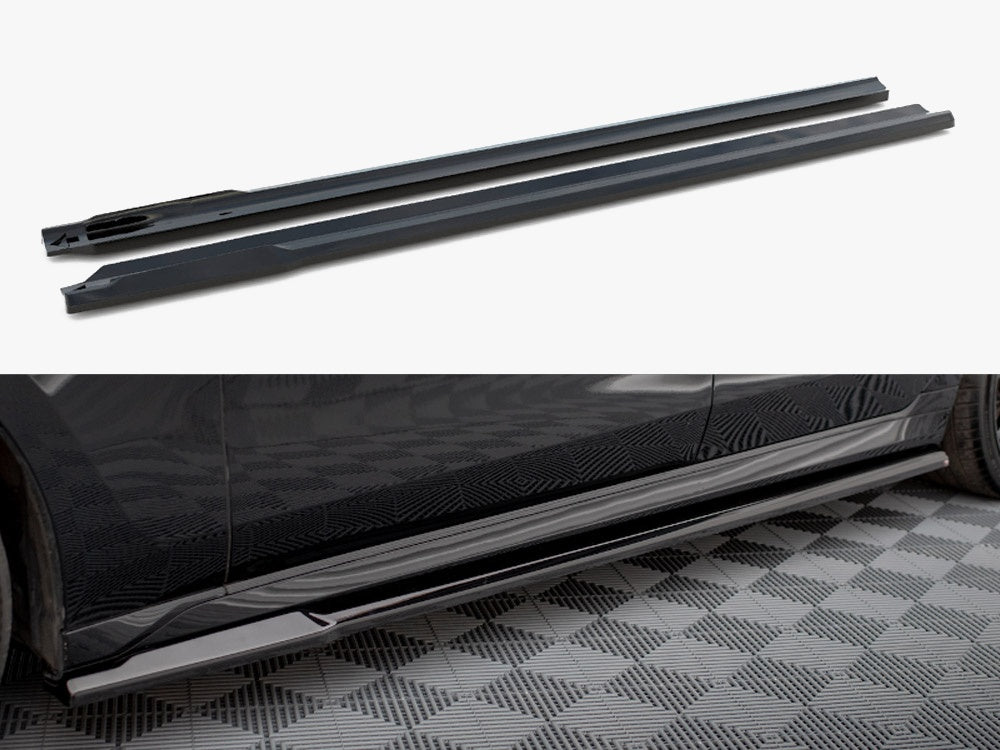Maxton Design Side Skirt Diffusers V.1 BMW 740d xDrive M-pack / 740i xDrive M-Pack G70