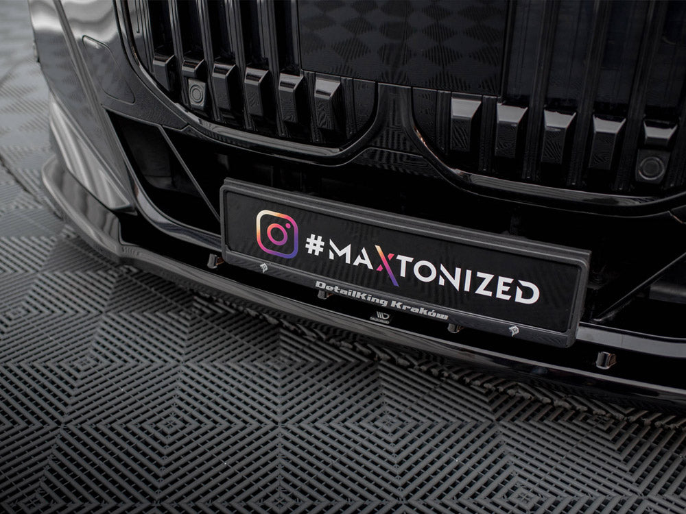 Maxton Design Front Splitter V.1 BMW 7 M-Pack / M760e / i7 M-Pack G70