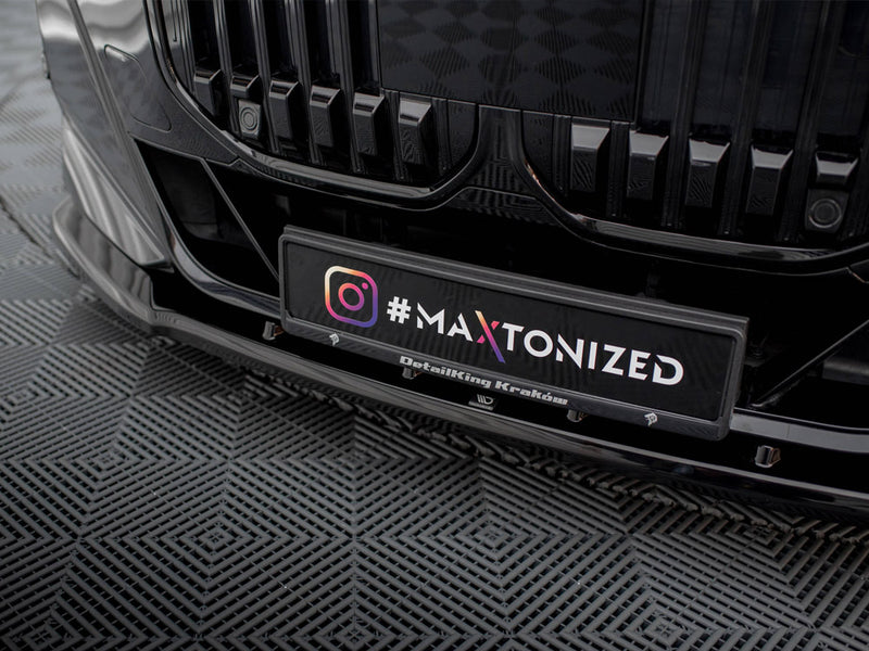 Maxton Design Front Splitter V.1 BMW 7 M-Pack / M760e / i7 M-Pack G70