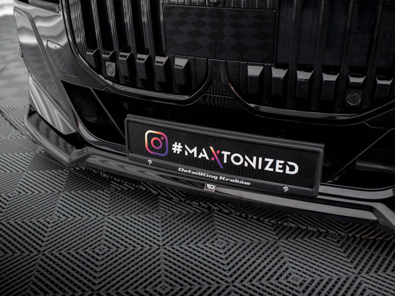 Maxton Design Front Splitter V.3 BMW 7 M-Pack / M760e / i7 M-Pack G70