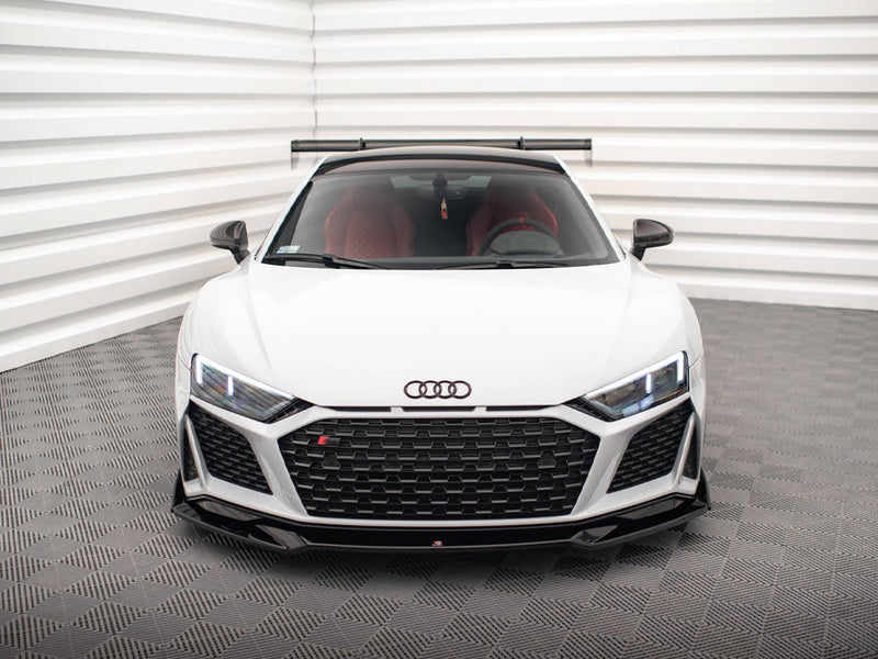 Maxton Design Front Splitter V.3 + Flaps Audi R8 Mk2 Facelift