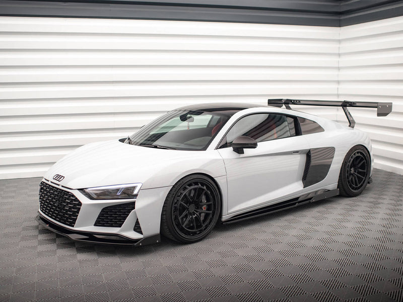 Maxton Design Side Skirts Diffusers V.2 + Flaps Audi R8 Mk2 Facelift