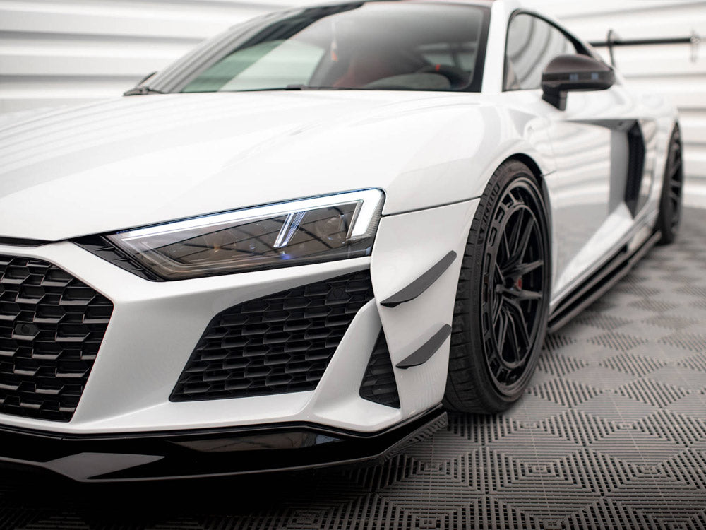 Maxton Design Front Bumper Wings (Canards) Audi R8 Mk2 Facelift