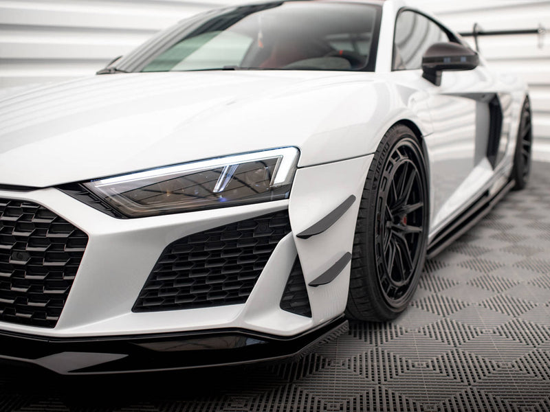 Maxton Design Front Bumper Wings (Canards) Audi R8 Mk2 Facelift