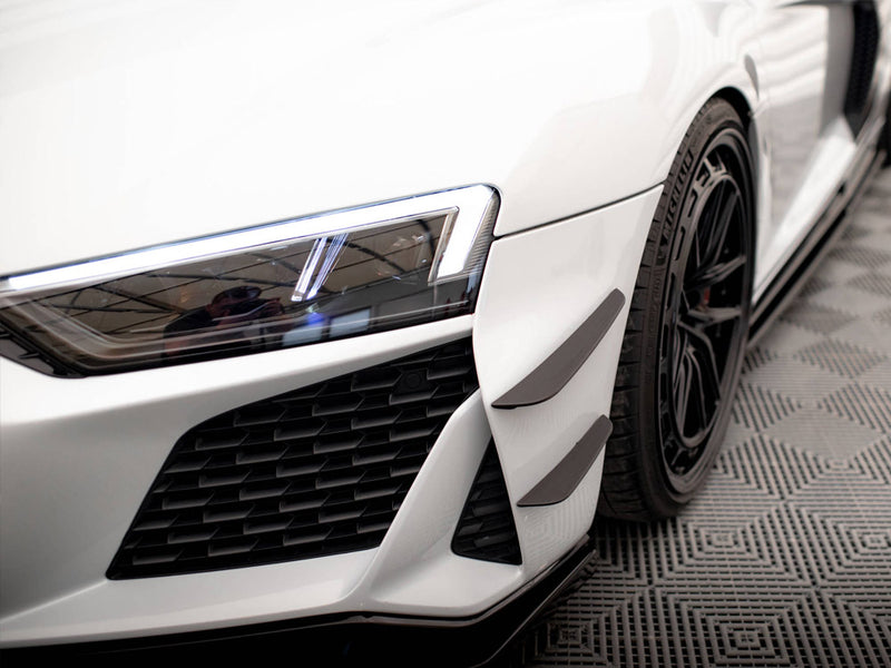 Maxton Design Front Bumper Wings (Canards) Audi R8 Mk2 Facelift