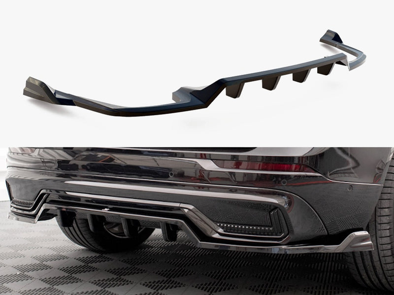 Maxton Design Rear Splitter (Vertical Bars) Volvo XC60 R-Design Mk2 Facelift