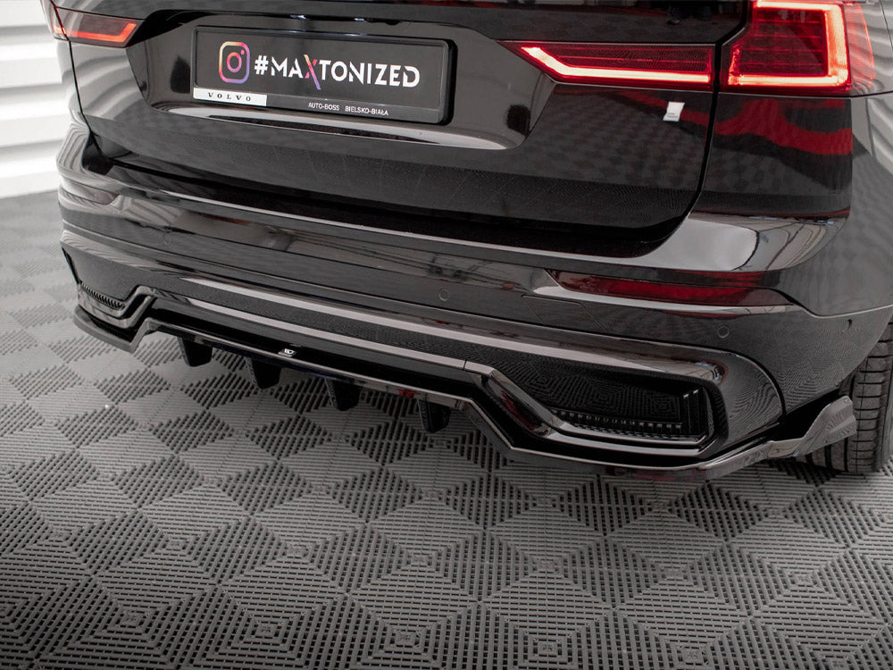 Maxton Design Rear Splitter (Vertical Bars) Volvo XC60 R-Design Mk2 Facelift