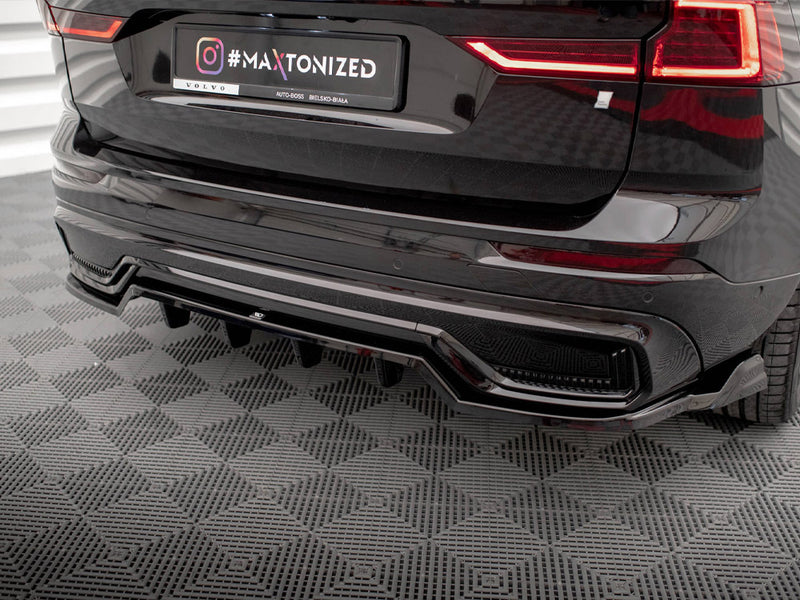 Maxton Design Rear Splitter (Vertical Bars) Volvo XC60 R-Design Mk2 Facelift