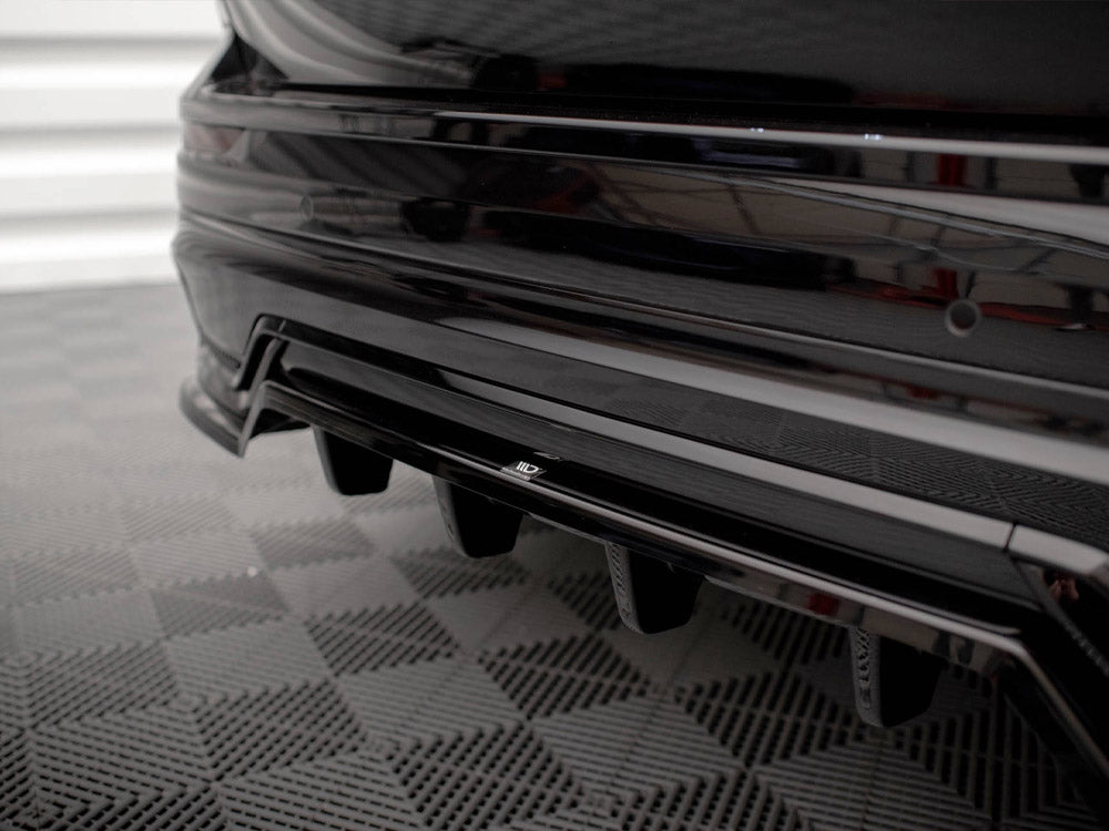 Maxton Design Rear Splitter (Vertical Bars) Volvo XC60 R-Design Mk2 Facelift