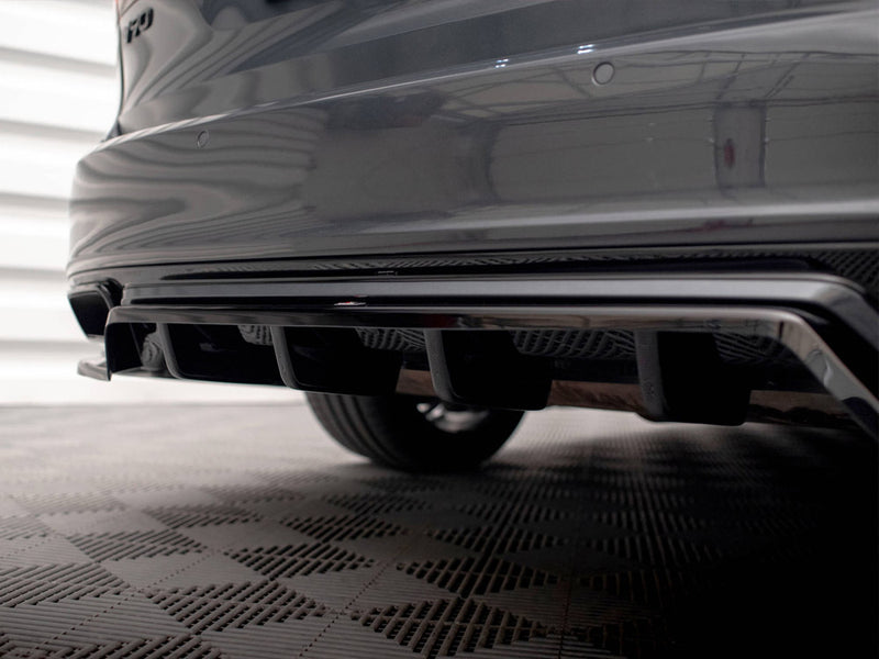 Maxton Design Rear Splitter (Vertical Bars) Volvo V90 / S90 R-Design Mk2