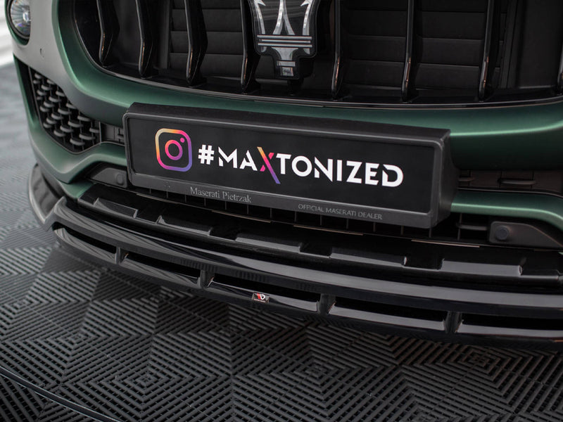 Maxton Design Front Splitter V.2 Maserati Levante Mk1