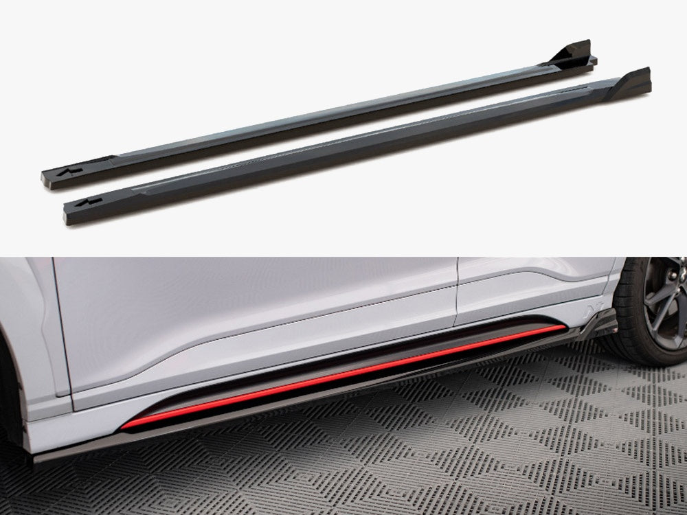 Maxton Design Side Skirts Diffusers V.2 Hyundai Kona N Mk1