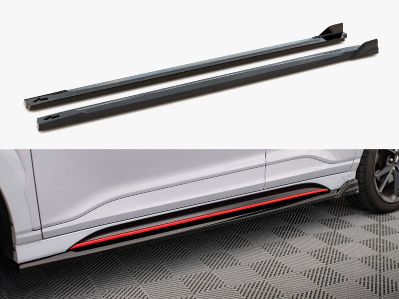 Maxton Design Side Skirts Diffusers V.2 Hyundai Kona N Mk1