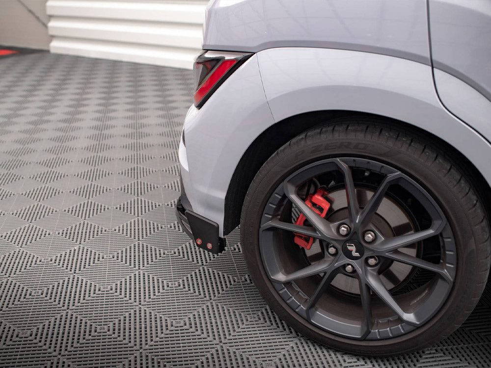 Maxton Design Rear Side Splitters V.1 + Flaps Hyundai Kona N Mk1