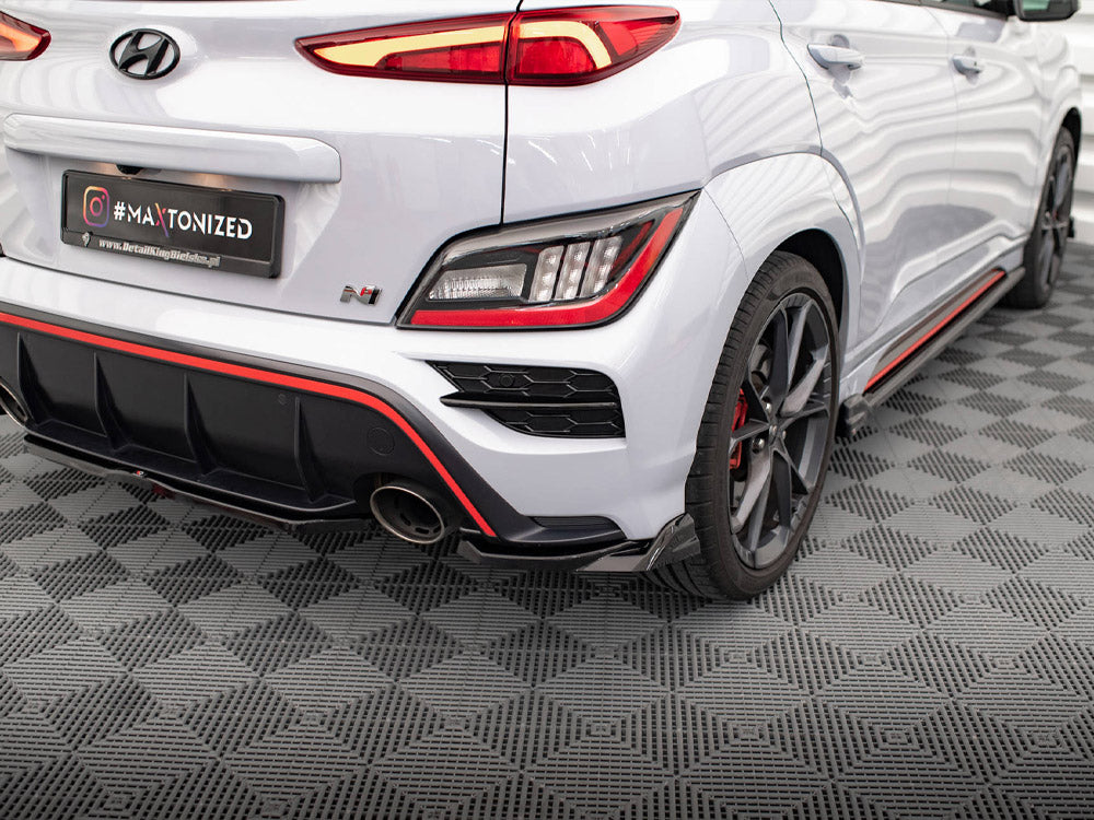 Maxton Design Rear Side Splitters V.2 Hyundai Kona Mk1