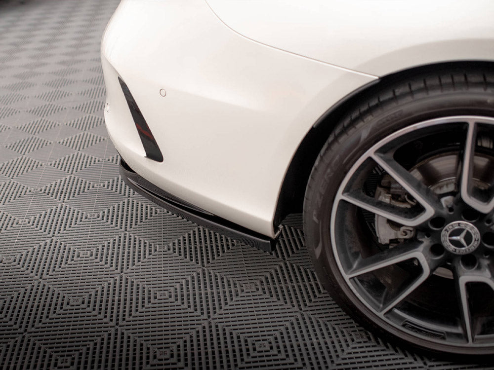 Maxton Design Rear Splitter (Vertical Bars) Mercedes C Coupe AMG-Line C205 Facelift