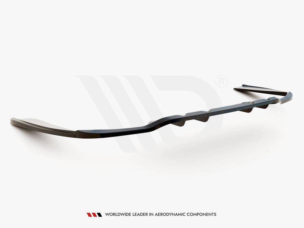 Maxton Design Rear Splitter (Vertical Bars) Mercedes C Coupe AMG-Line C205 Facelift