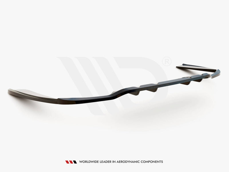 Maxton Design Rear Splitter (Vertical Bars) Mercedes C Coupe AMG-Line C205 Facelift