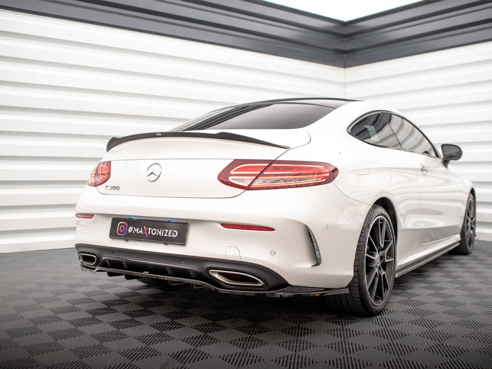 Maxton Design Spoiler CAP Mercedes C W205 Coupe AMG-Line
