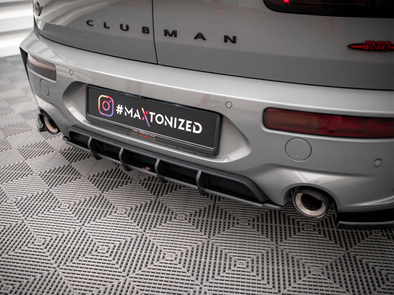 Maxton Design Street PRO Rear Diffuser Mini Cooper Clubman John Cooper Works F54 Facelift - Black-Red