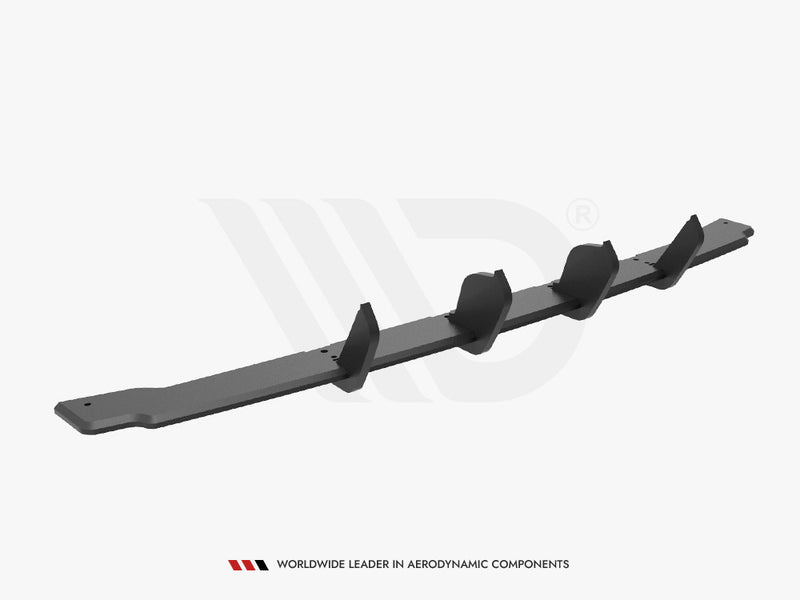 Maxton Design Street PRO Rear Diffuser Mini Cooper Clubman John Cooper Works F54 Facelift - Black-Red
