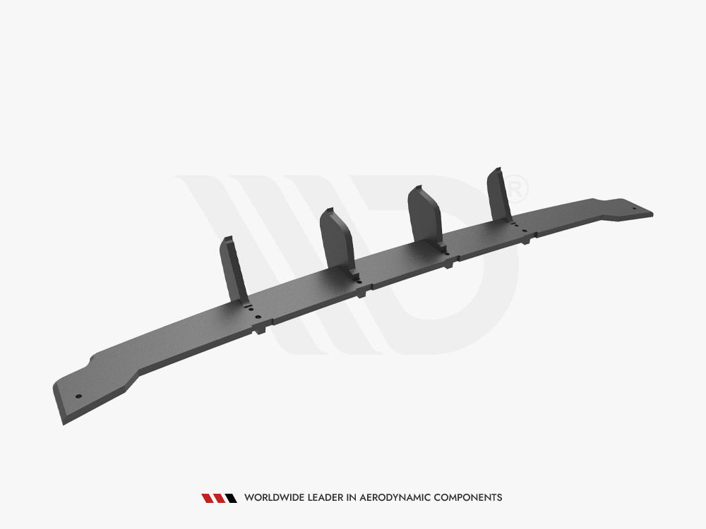 Maxton Design Street PRO Rear Diffuser Mini Cooper Clubman John Cooper Works F54 Facelift - Black-Red