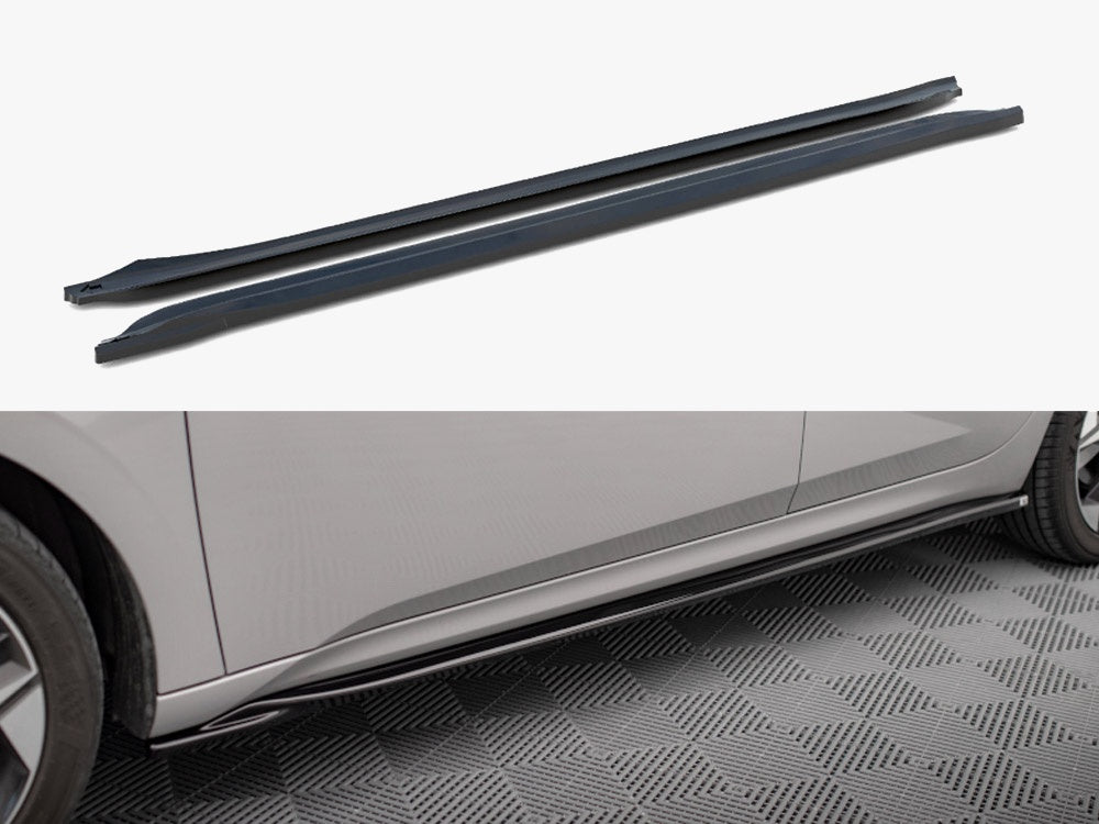 Maxton Design Side Skirts Diffusers Hyundai Elantra Mk7